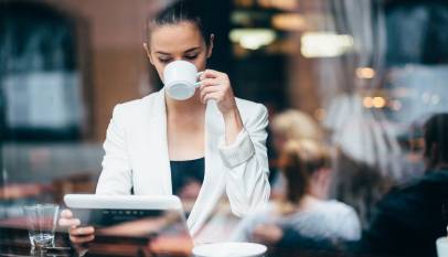 trabajar desde un café